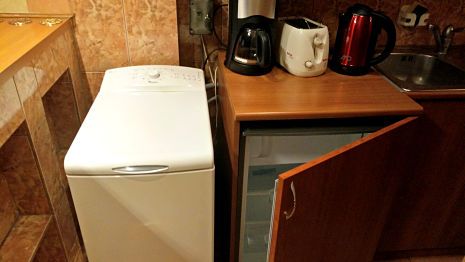 Washing machine and fridge Magheru studio